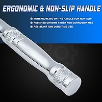 Vista 6 de Mango de trinquete 3 en 1, trinquete de transmisión de 1/4 ", 3/8", 1/2" (72 toneladas)