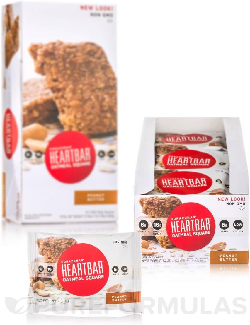 Foods Oatmeal Squares Peanut Butter - 12 Squares