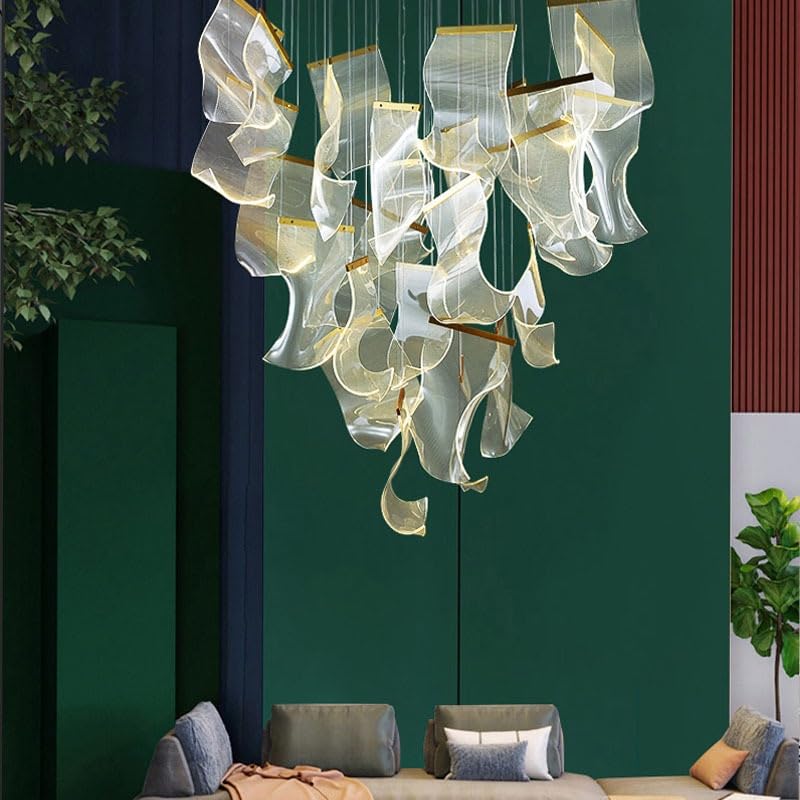Generico Lampadari, Lampadario moderno a led for sala da pranzo, lampadari for soggiorno, lampade a sospensione for ristorante, a a soffitto(White light)