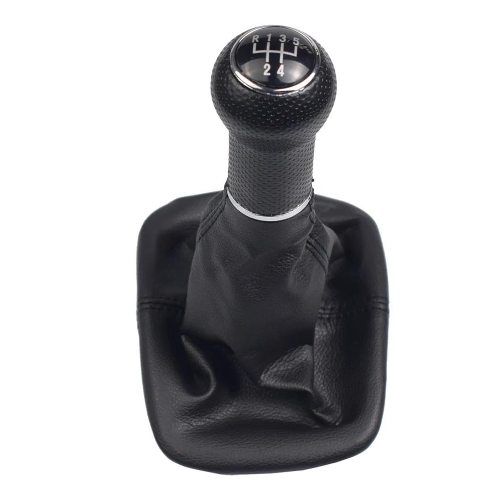 Aimazom Black Car Gear Shift Knob For Vw For Lupo 6X1 6E1 For Polo 6N1 6N2 1988-2005 Manual 5 Speed Gear Shift Knob For Modification And Replacement