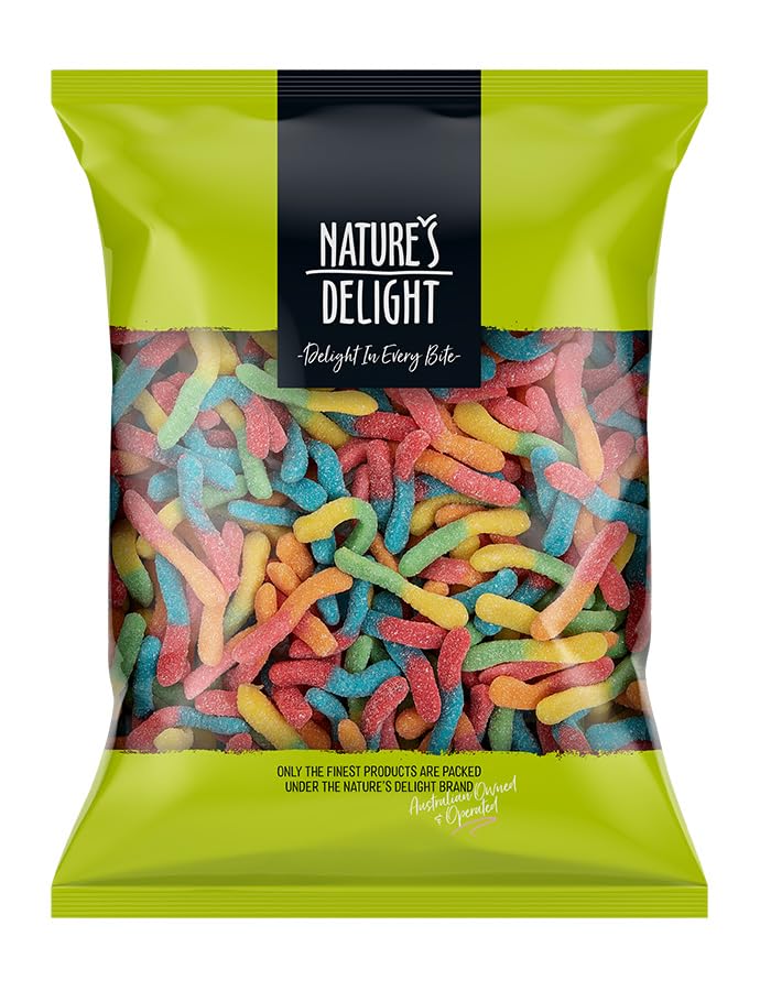 Natures Delight Sour Worms 600 g