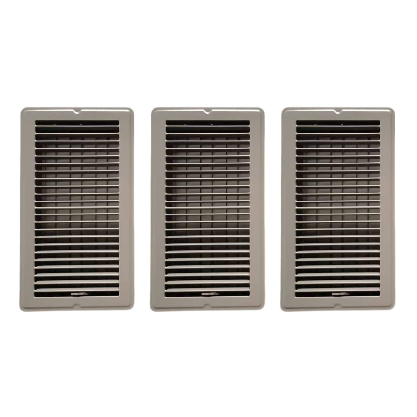 3Pcs High Efficiency Vent Grille Rustproof Air Cover Anti-Blocking Central Conditioner Grille Metal Floor Register Cover Metal Floor Register