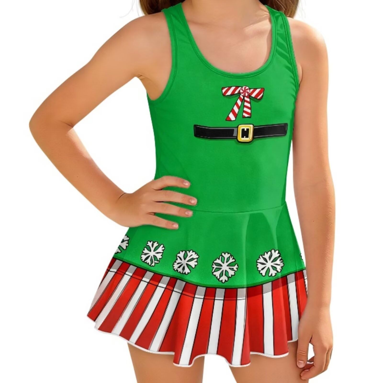 KEIAHUAN Gymnastics Leotards for Girls Sleeveless Bodysuit Dance Leotards Performance Costume