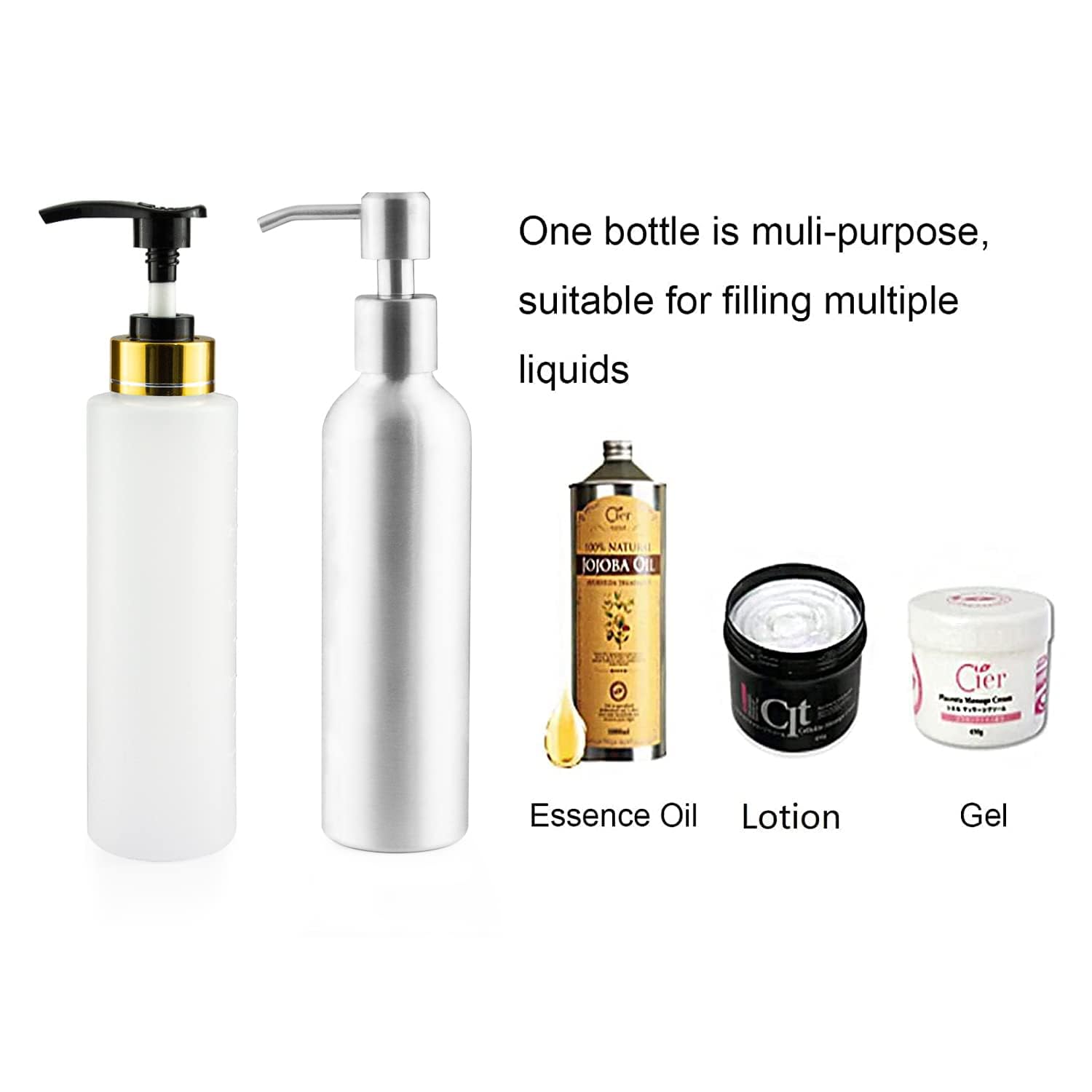 Elitzia Chauffe Huile de Massage Chauffe Lotion 131°F Température Constante avec Bouteilles à Pompe en Plastique Chauffe Huile de Massage pour Crèmes, Gels et Huiles Essentielles ETOH843N (naturel)