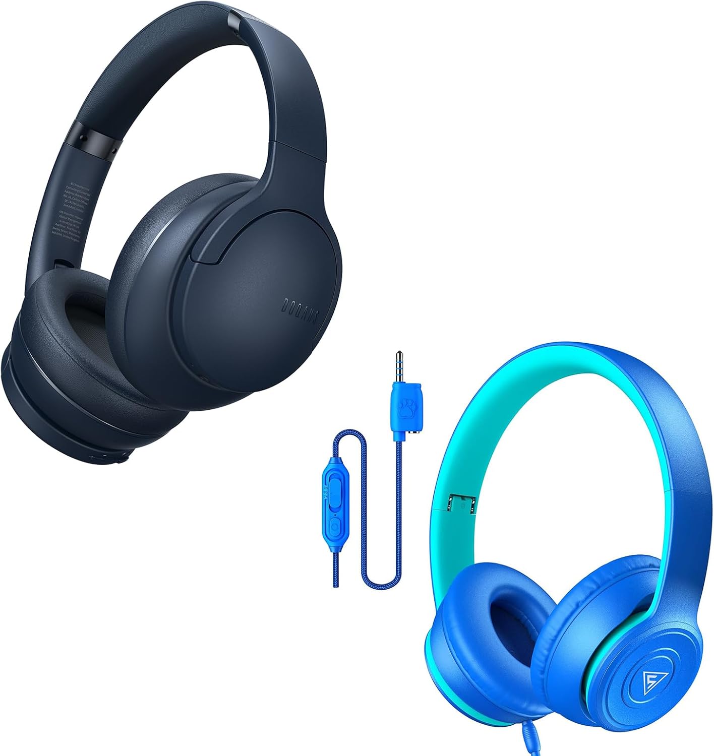 DOQAUS Bluetooth Headphones Over Ear & Kids Headphones
