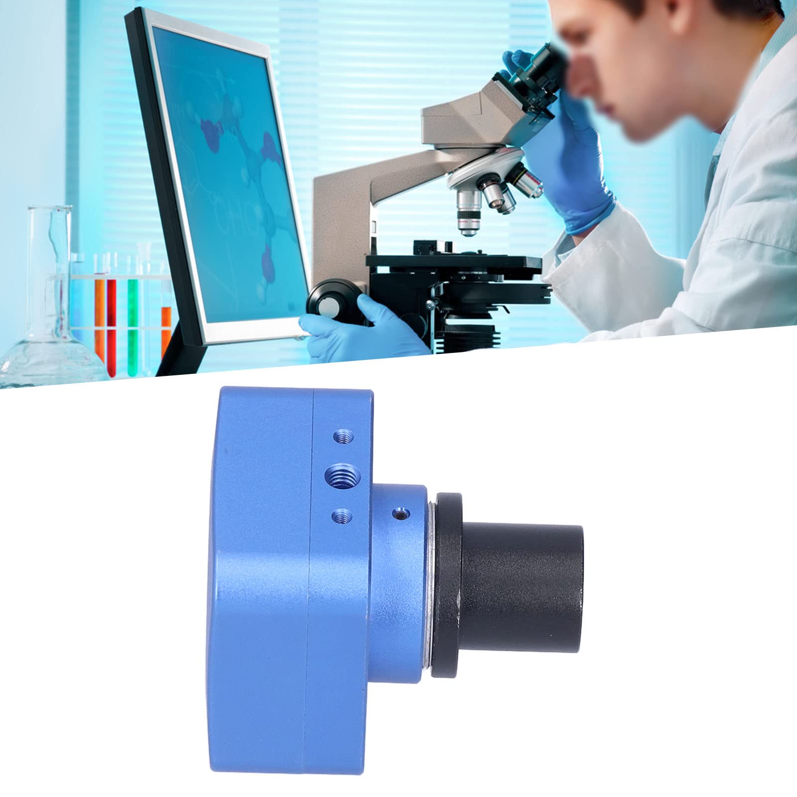 CHICIRIS Cámara de Microscopio USB de Alta Resolución de 5MP para Uso Industrial, Ideal para Inspección de Fábrica