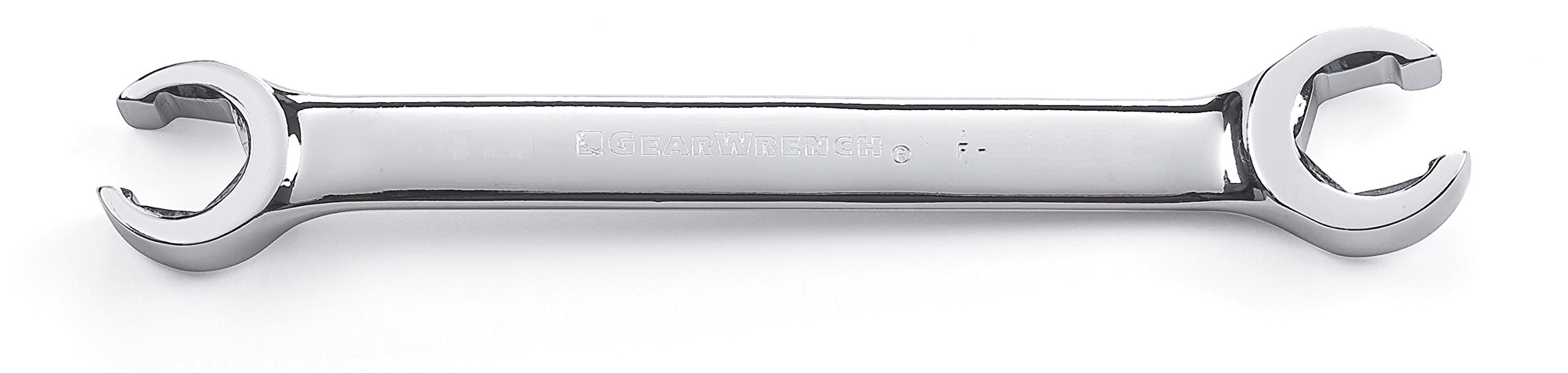 GearWrench 81645 10x12mm Flare Nut Wrench, Full Polish Chrome, 10mm x 12mm
