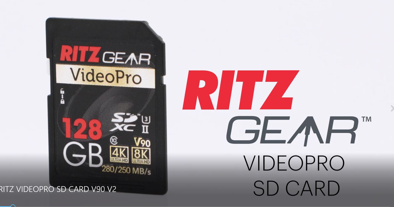 Amazon.com: Ritz Gear 128GB High-Speed SDXC UHS-II SD Card, C10
