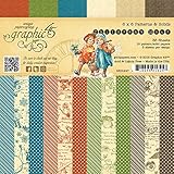 Graphic 45 Children's Hour Patterns & Solids, 6 x 6