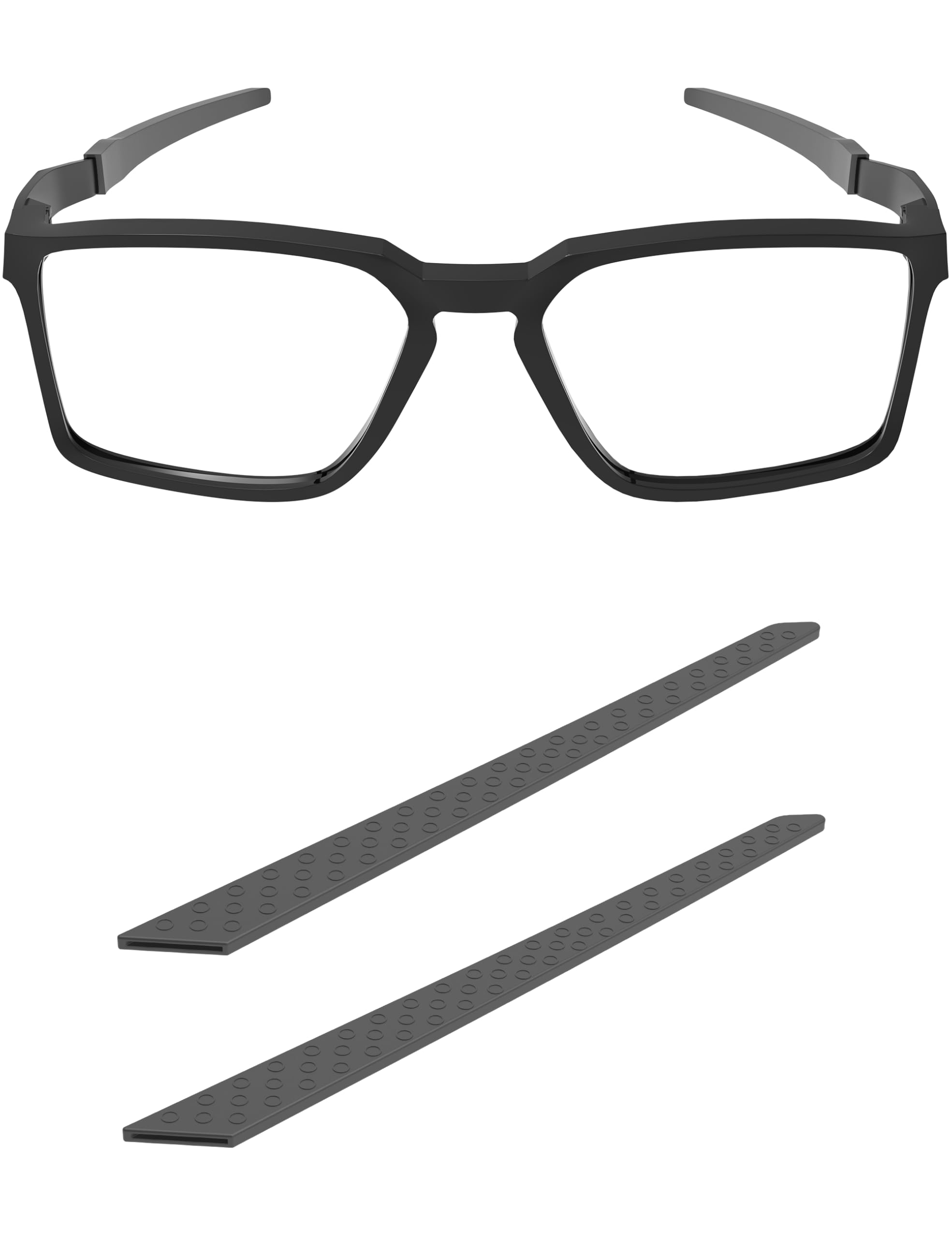 Vonxyz Rubber Ear Socks Replacement for Oakley Exchange OX8055/Exchange Sun OO9483/Exchange R OX8184 Eyeglass - Grey
