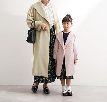 René ロングコート 34サイズ ホワイト/ピンク/ブラック René ロングコート 34サイズ ホワイト/ピンク/ブラック René