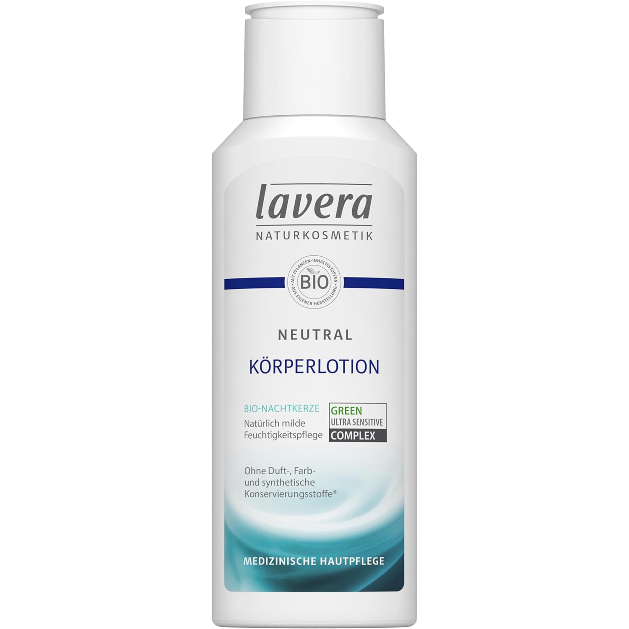 Lavera Neutral Körperlotion ∙ Bio Nachtkerze ∙ Intensive Feuchtigkeit ∙ Zieht Schnell Ein ∙ Neurodermitis ∙ Medizinische Hautpflege ∙ Vegan Bio Pflanzenwirkstoffe Naturkosmetik Bodylotion 200 Ml