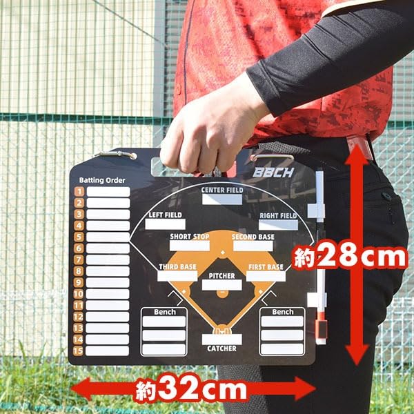 Amazon | 野球 作戦 ボード 作戦盤 作戦ボード 赤・黒のマーカー1本