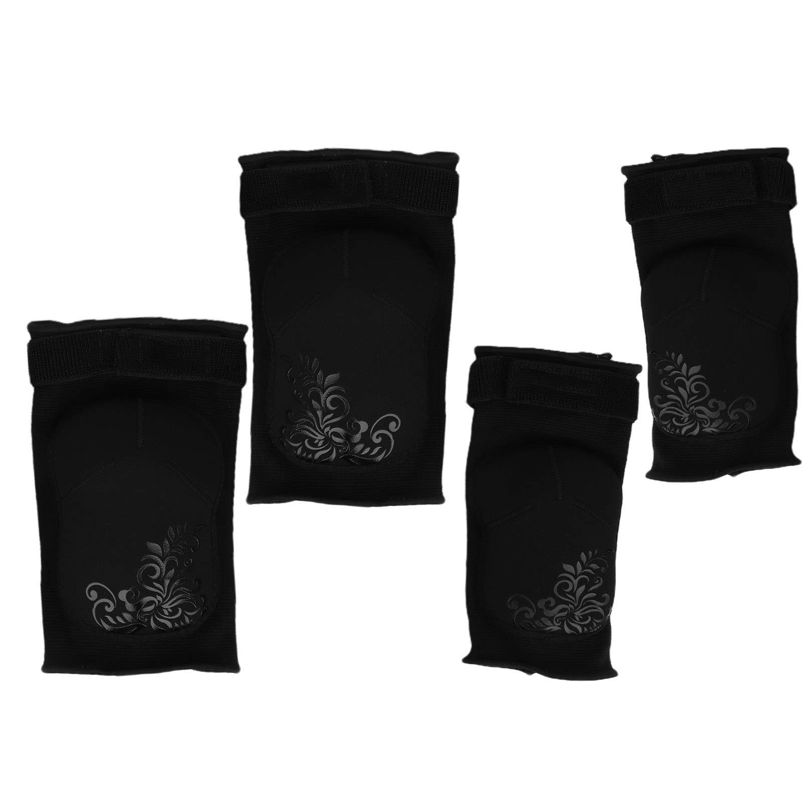 Ginocchiere per Gomiti per Lo Sport, Equipaggiamento Protettivo Ispessito con Assorbimento 'Umidità per Sci, Yoga, Skateboard, Vestibilità Flessibile e Design Traspirante