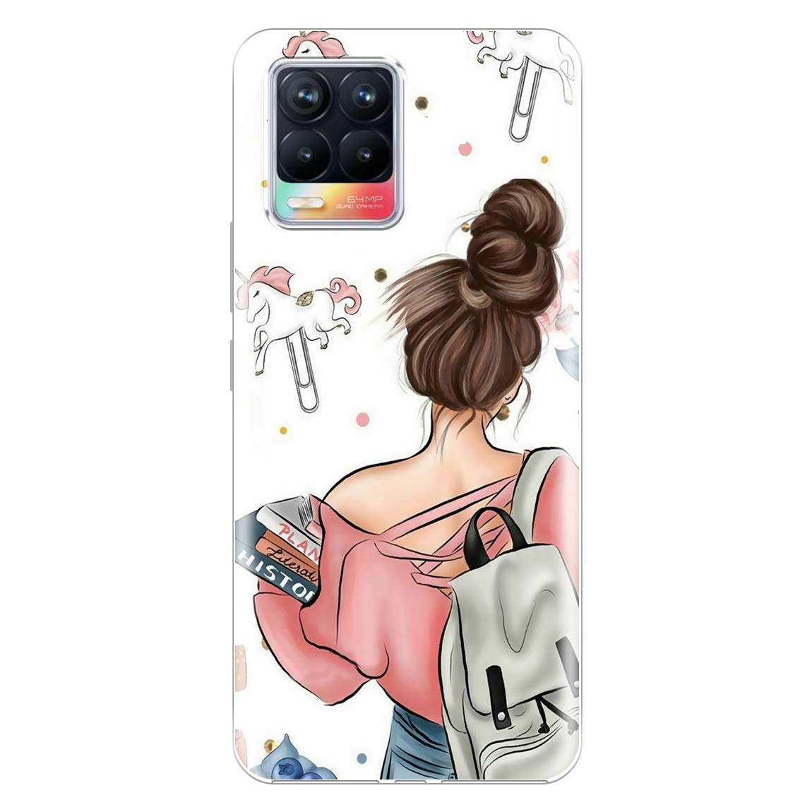 Fashionury Back Cover for Realme 8 / Realme 8 Pro (Silicone|Multi-Coloured) (B0918BJXFW) Amazon Price History, Amazon Price Tracker