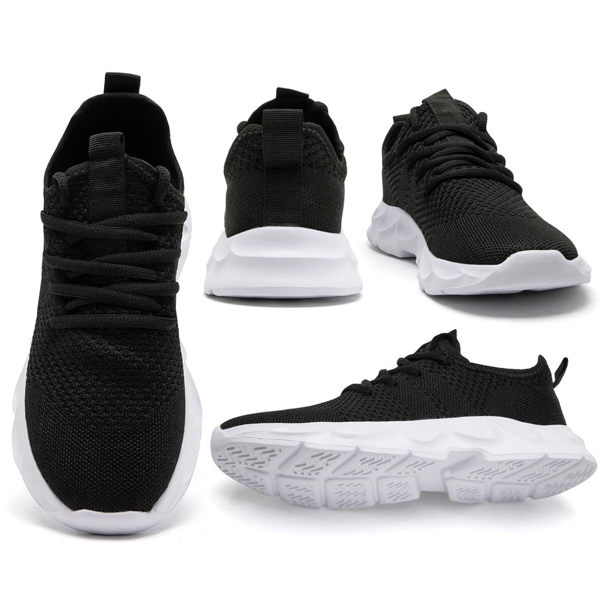 EGMPDA Zapatillas de tenis para hombre, ligeras, transpirables, modernas, antideslizantes, para entrenamiento, gimnasio, correr