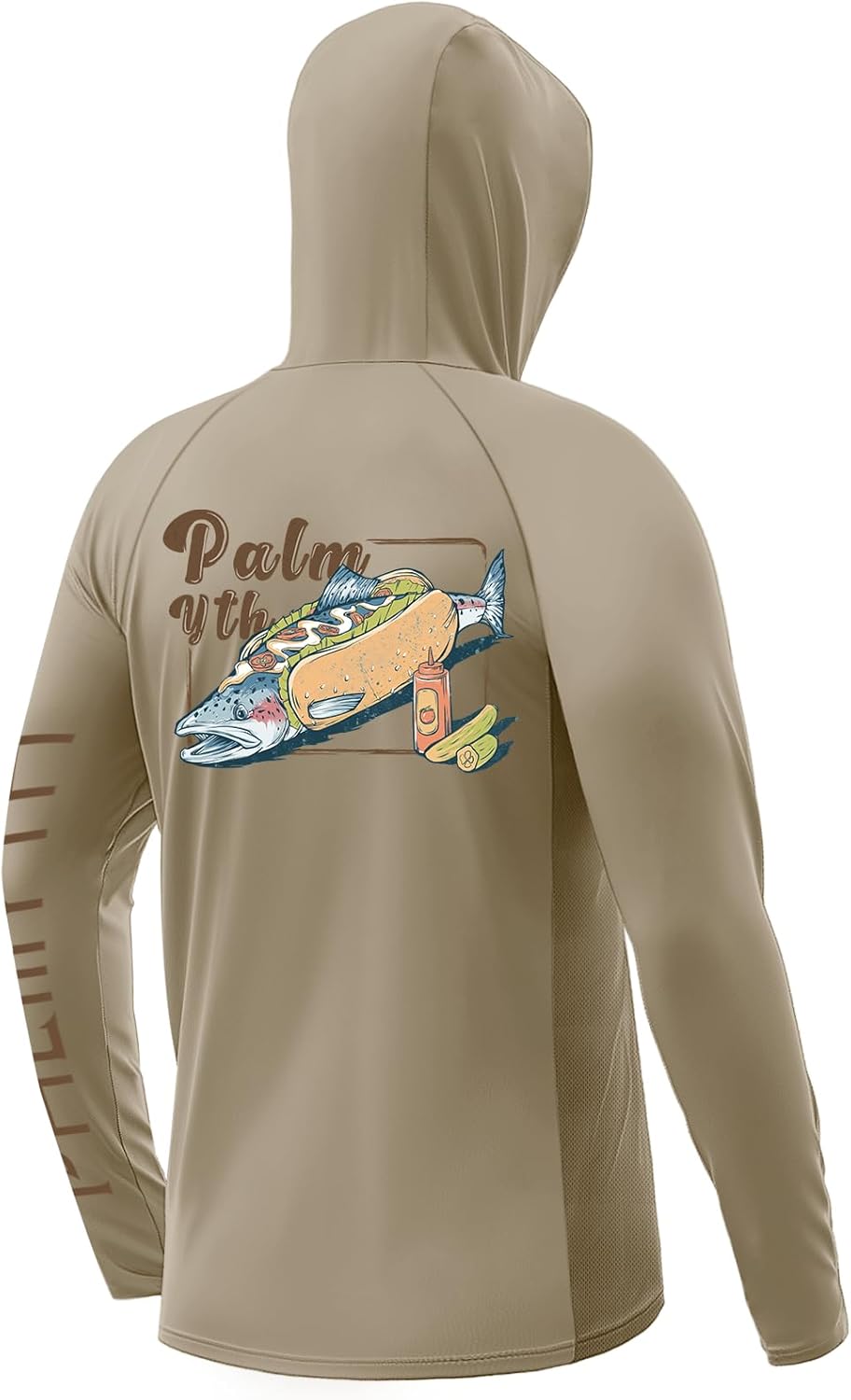 Palmyth Fishing Shirts for Men Long Sleeve UPF 50+ Sun Protection Hoodie