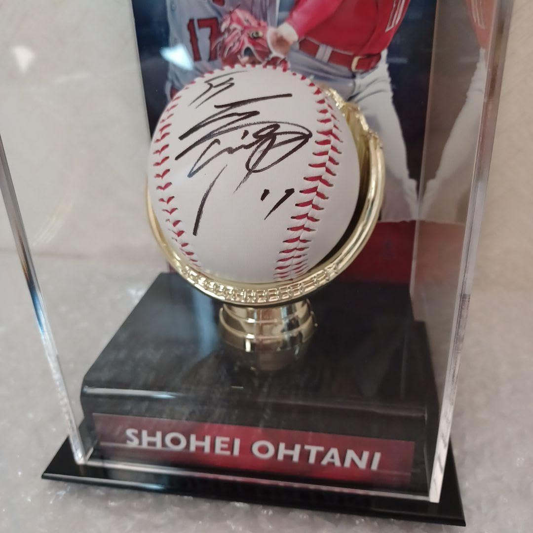 Amazon | 大谷翔平選手のボールアクリル ディスプレイケース 直筆