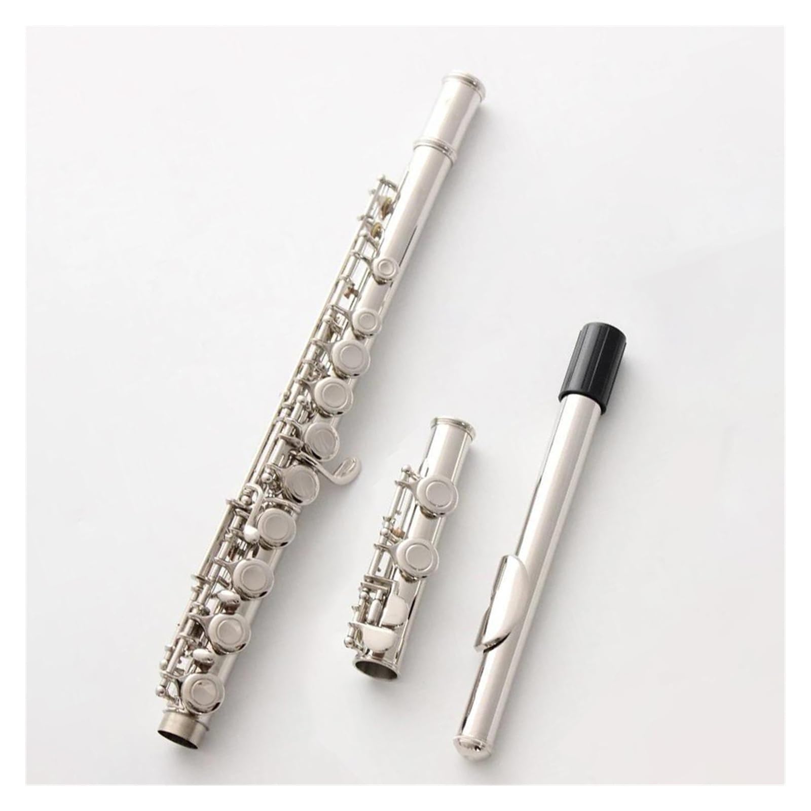 Amazon | 白銅ニッケルメッキCフルート16穴クローズドホールフルート