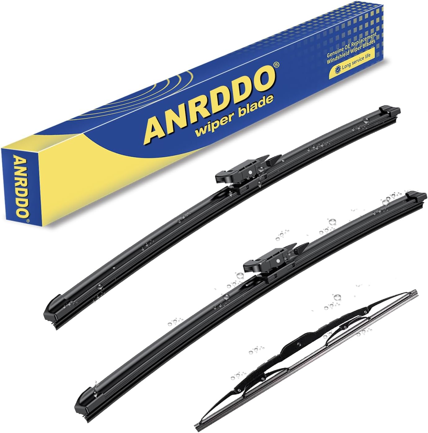 3 wipers Replacement for Chevrolet Traverse 20122017, Windshield Wiper Blades