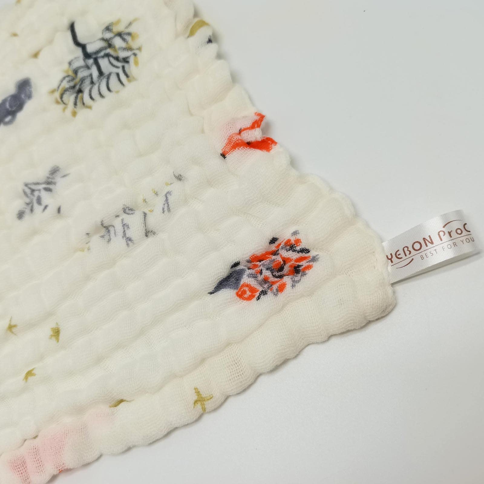 YEBON ProC 100% Muslin Cotton Baby Washcloths Soft Newborn Baby Face Towel for Sensitive Skin- Baby Registry as Shower?12 Pack 12x12 inches