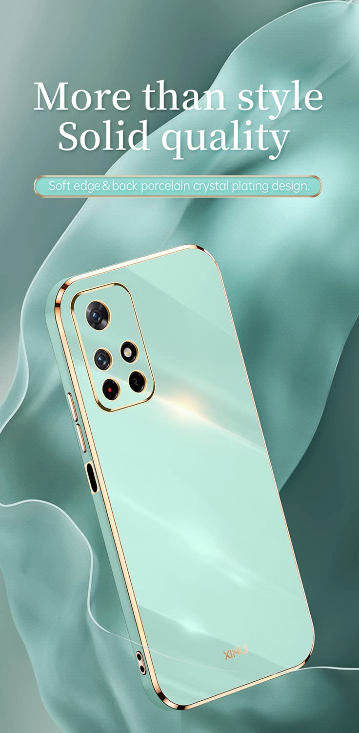 XINYEXIN Cover per Xiaomi Redmi Note 11 4G / Redmi Note 11S 4G, Custodia in Silicone Morbido Antiurto Ultrasottile con Motivo Carino, Design a Bordo Dritto - Kitten, White