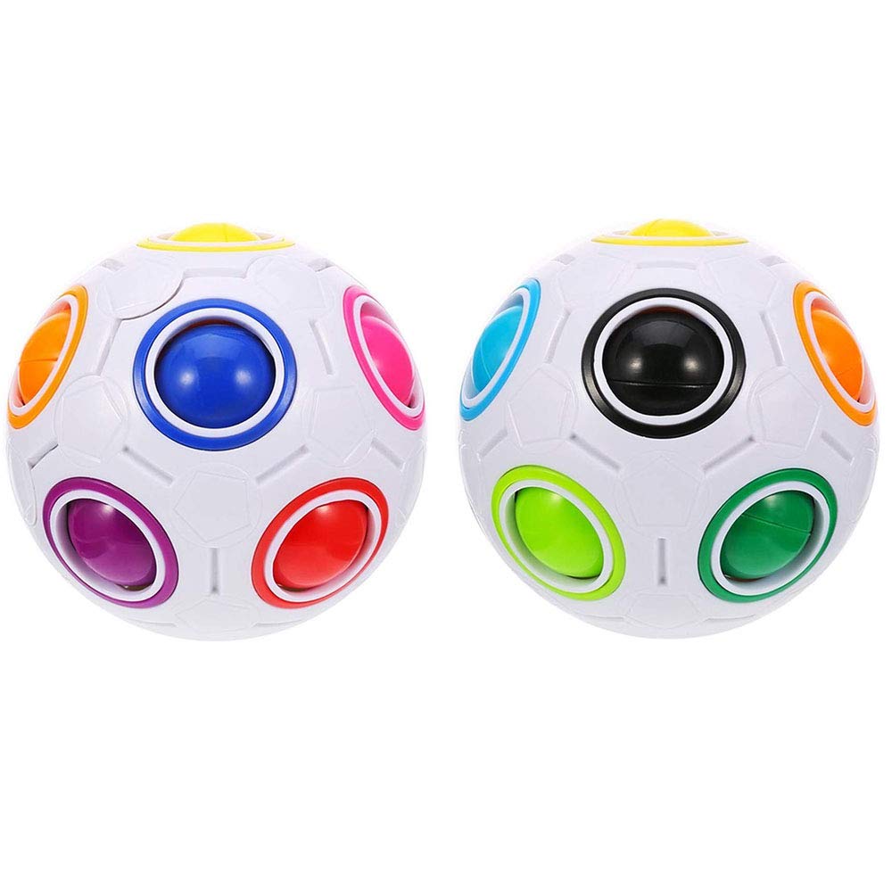 Balles Magiques Extensibles - Lot De 2 - Jouet Sensoriel Anti-Stress - S'étire De 11cm à 24cm Ou 18cm à 30cm - Pour Enfants Et Adultes - 5