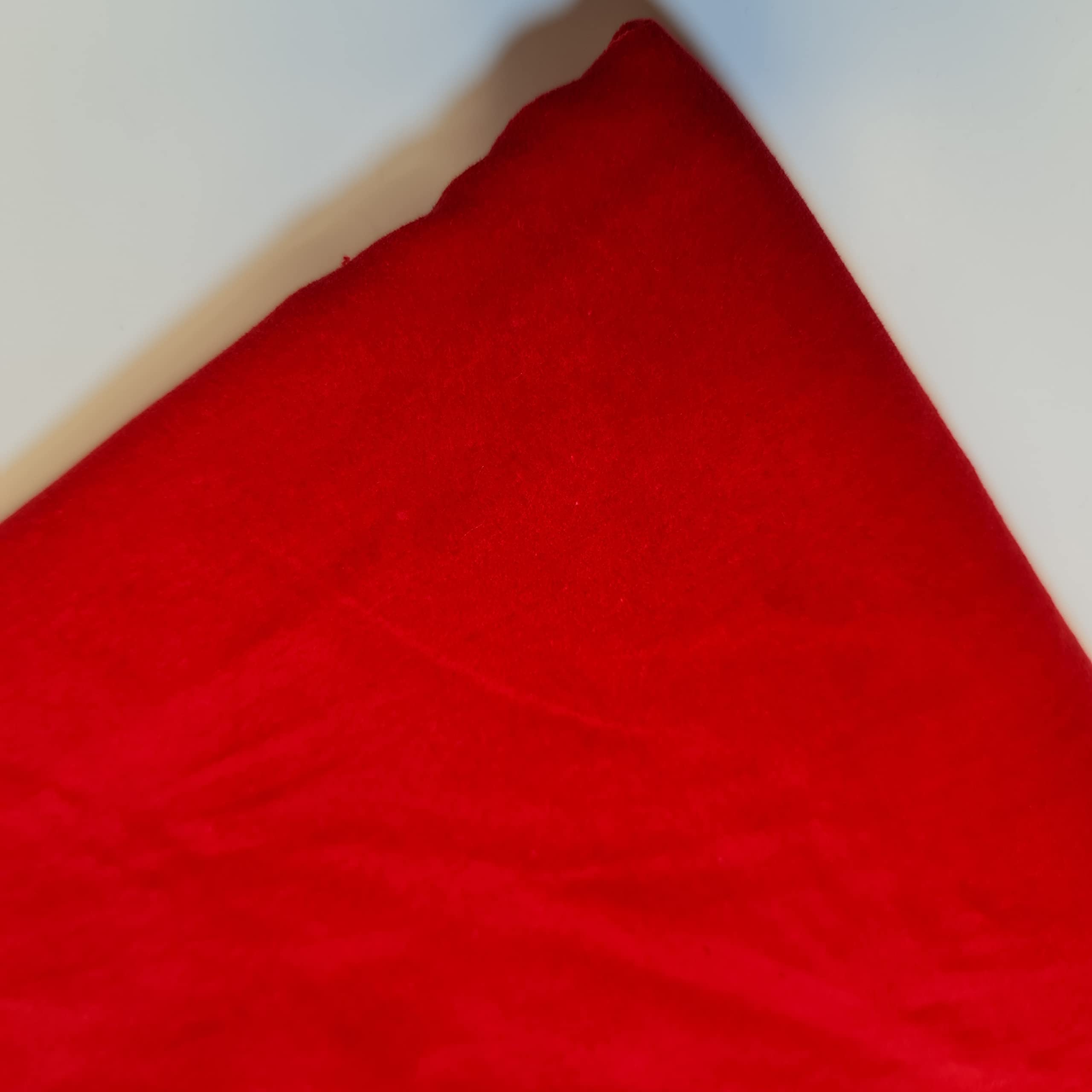 Tessuto 100% velluto di cotone, 5 metri, per abiti, abiti, tappezzeria, 111,8 cm (rosso)