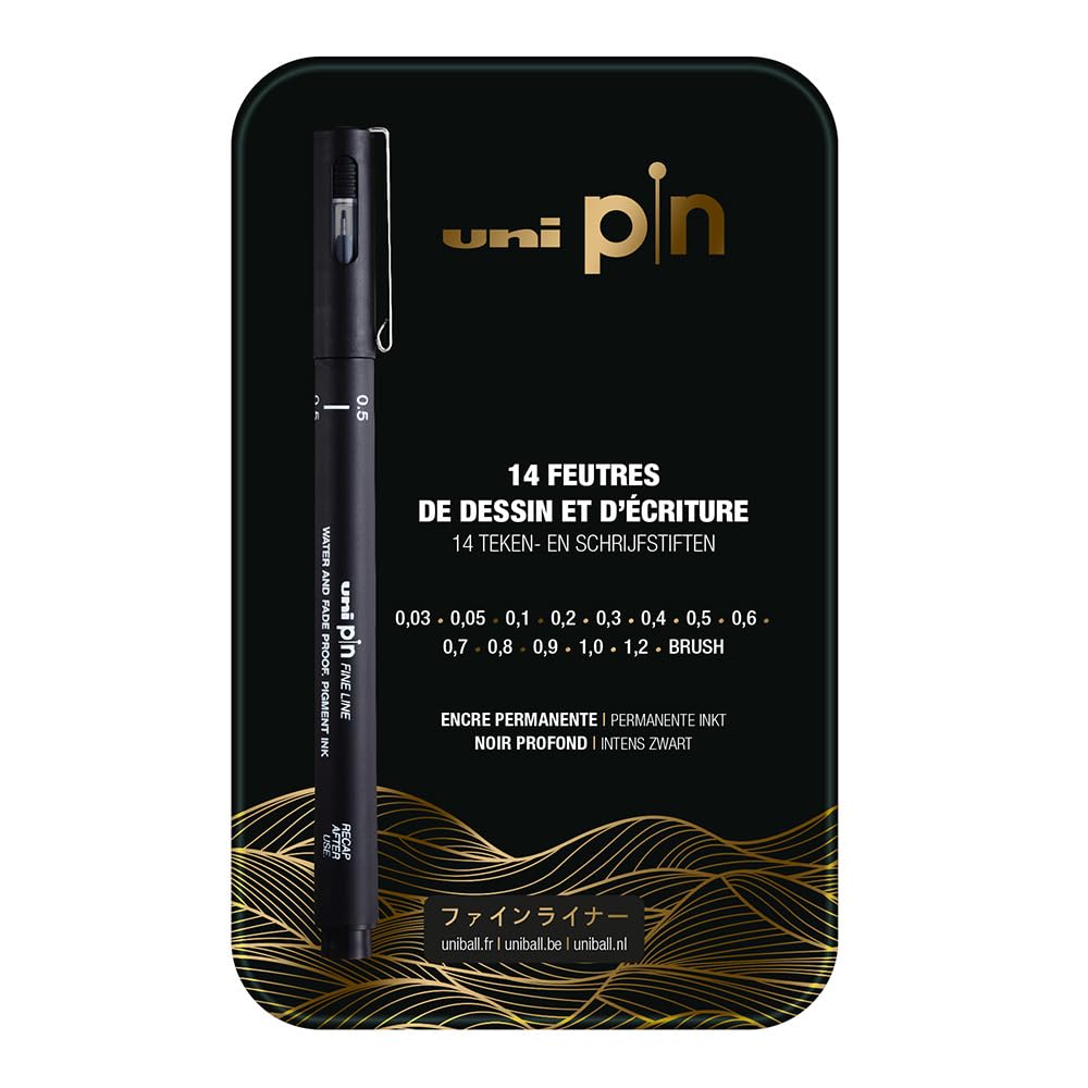 BOITES DE 14 FEUTRES Uni Pin FA 2022