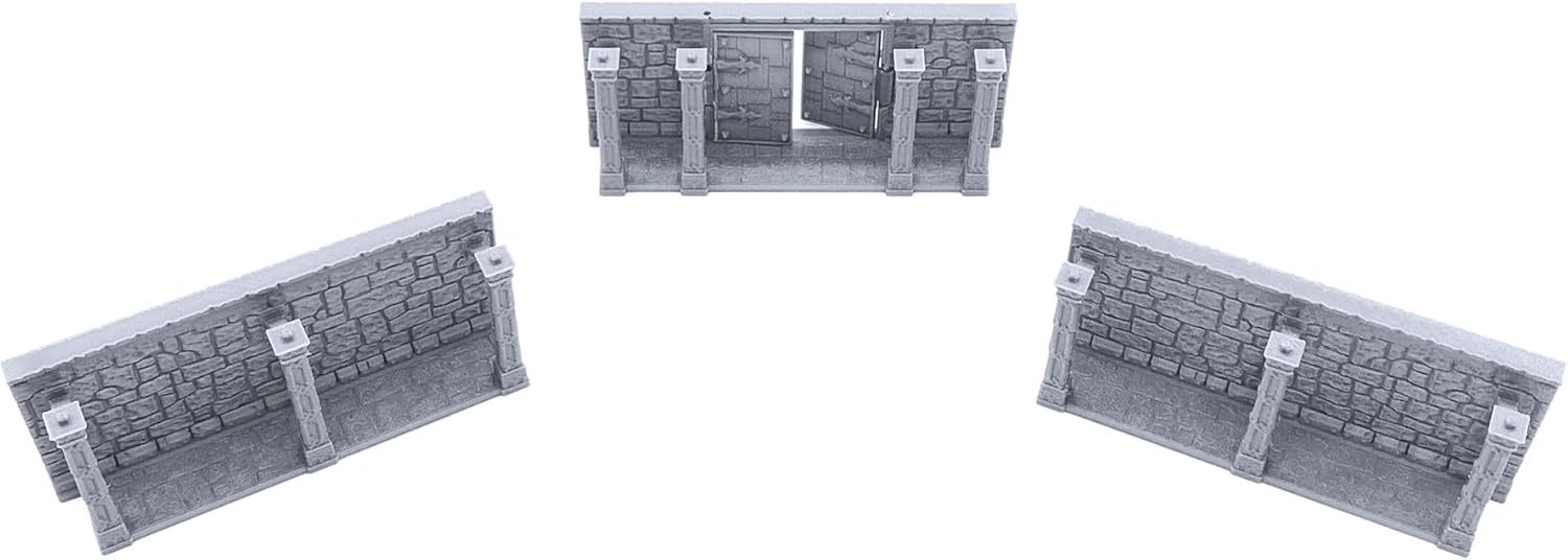 Ironhelm Barracks - DND Terrain Compatible with Dungeons and Dragons, 28mm Miniature Wargaming, Tabletop RPGs, Wargame Scenery