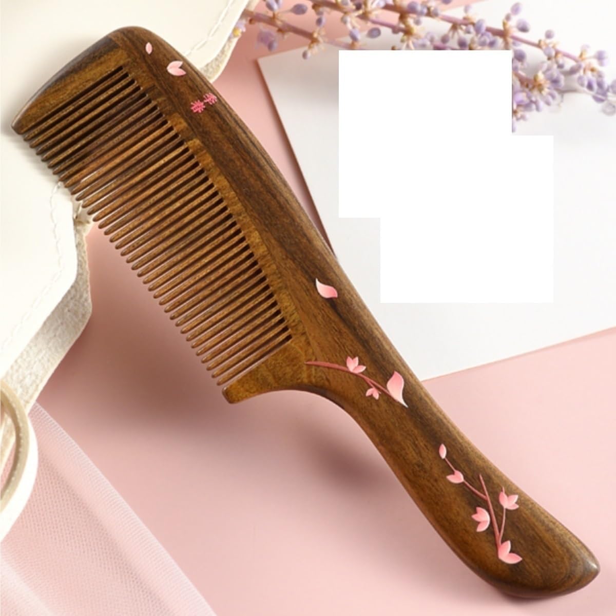 Peruka Grzebień Wooden Hair Comb for Household Curling Comb Hair Styling Comb With Handle Design Duże grzebienie do włosów