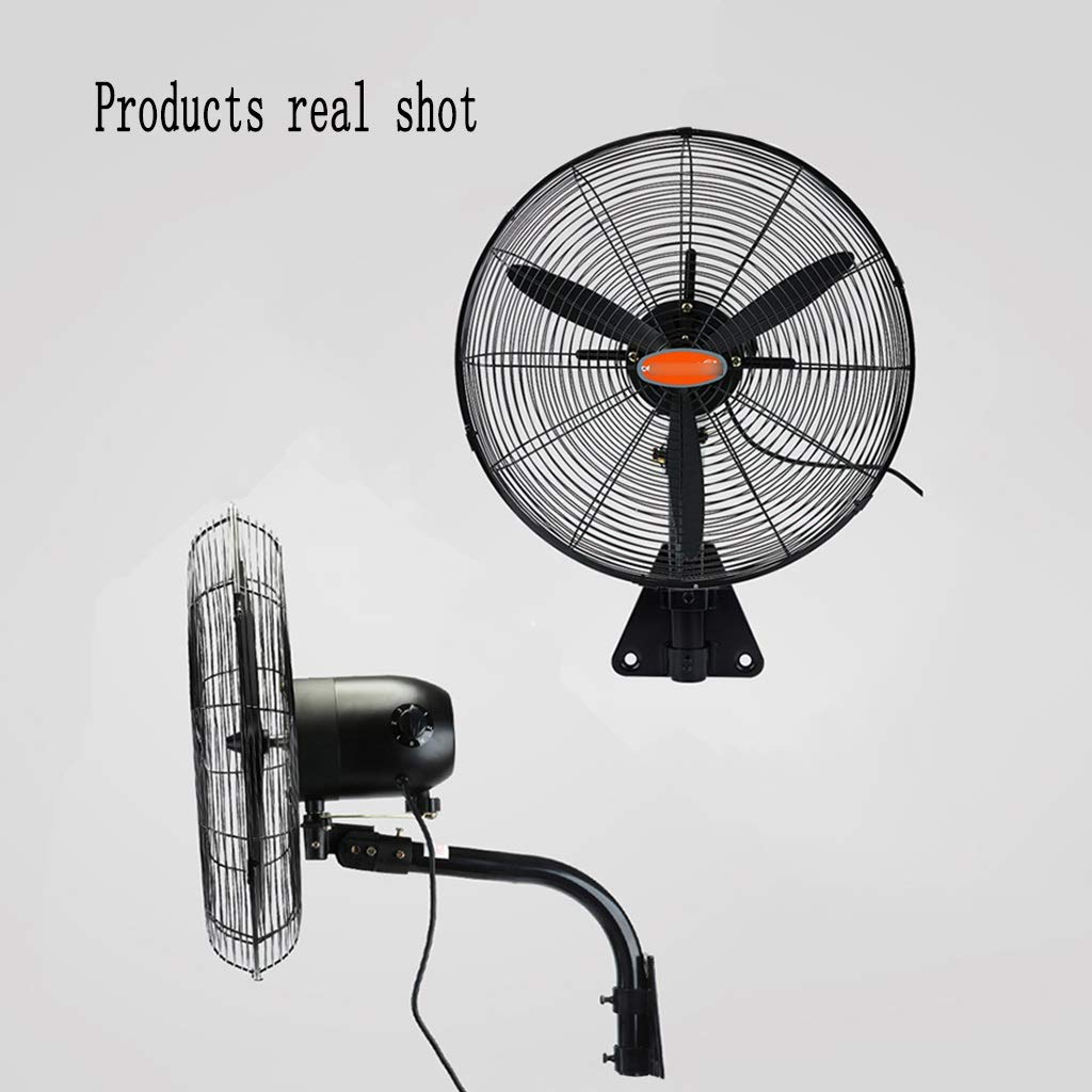 Ventilador Industrial de Pared, Velocidad del Viento Ajustable de 3 velocidades, Ventilador eléctrico de Pared con bocinas de Metal Resistentes, 20/25/30 Pulgadas (20 Pulgadas)