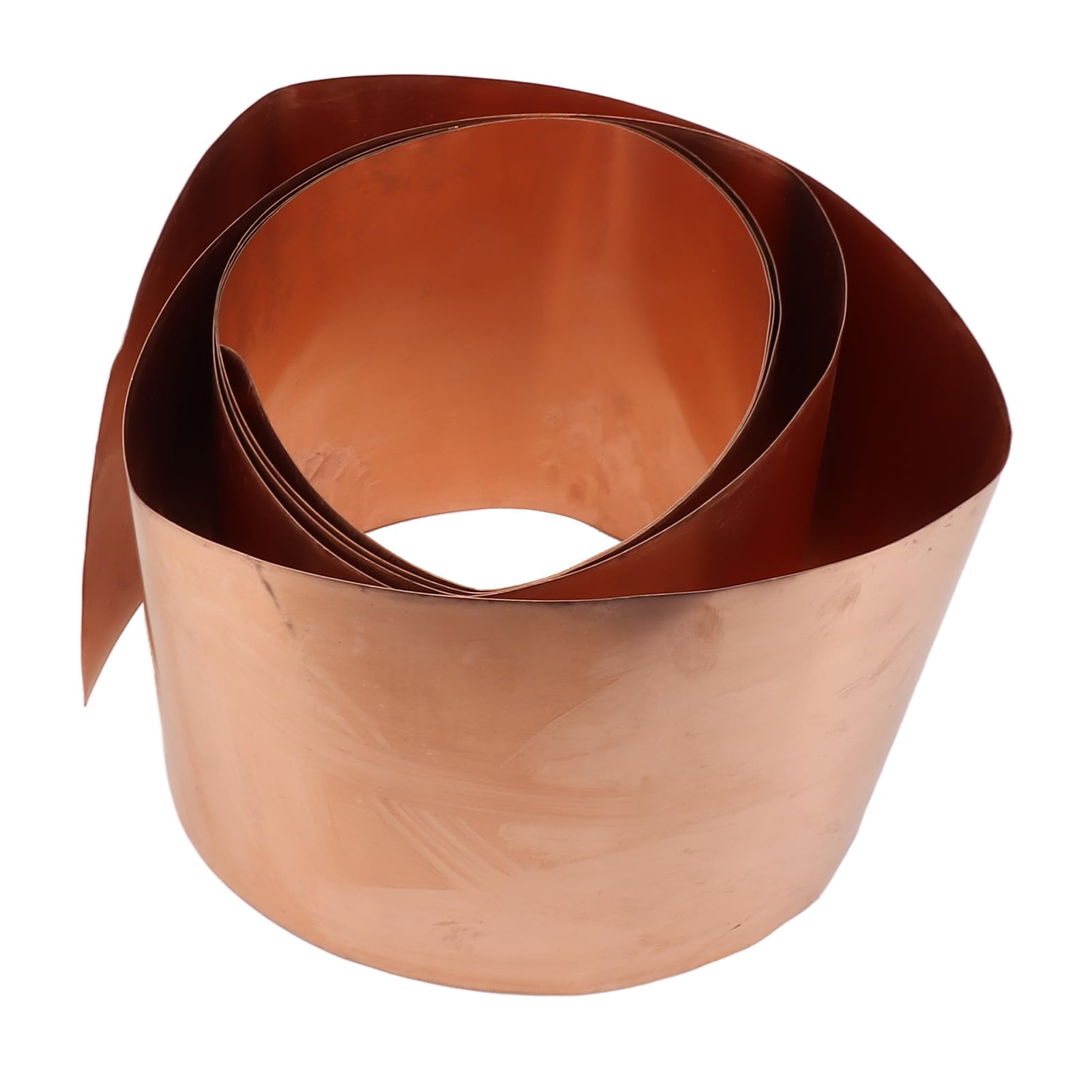 Rotolo di Lamiera di Rame Puro 99,95%, 0,5 mm x 200 mm, Multifunzione per Tetti, Impermeabilizzazione, Accessori Fai da Te