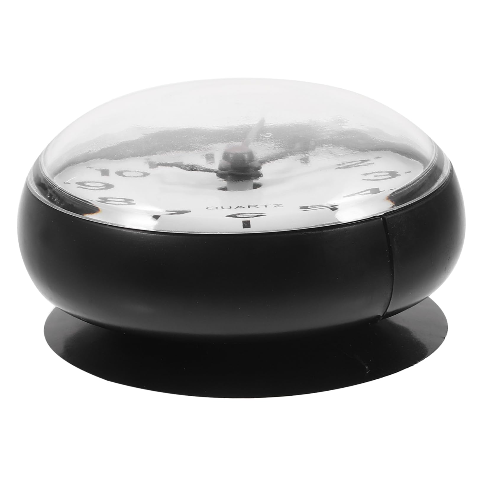Cabilock Bathroom Wall Clock Waterproof Digital Shower Suction Cup Small Decorative Wall Ornament