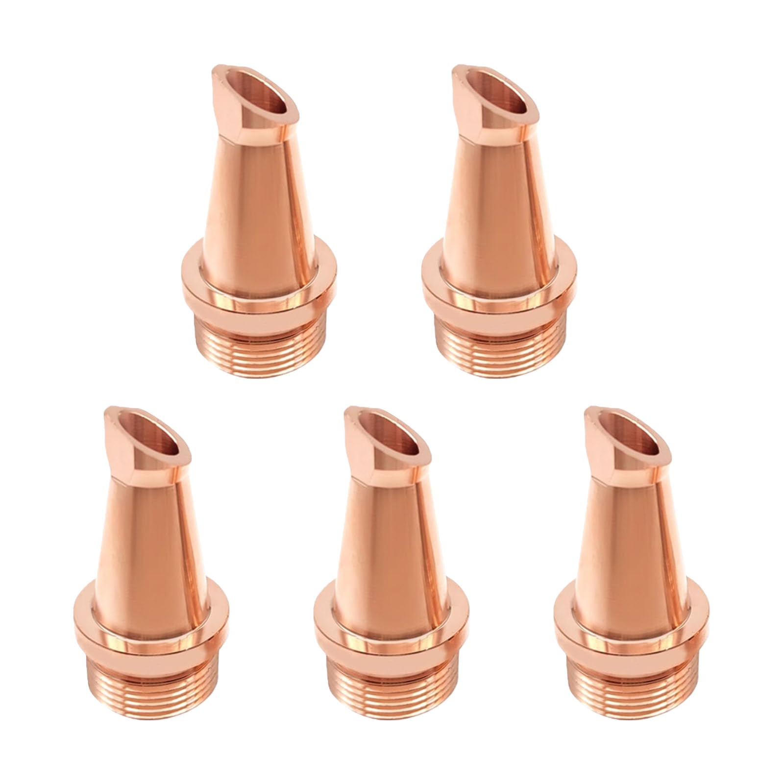 Rgybao B 5Pcs Welding Nozzle Welding Torch Handheld Nozzle Copper Thickened Consumables Accessories Copper