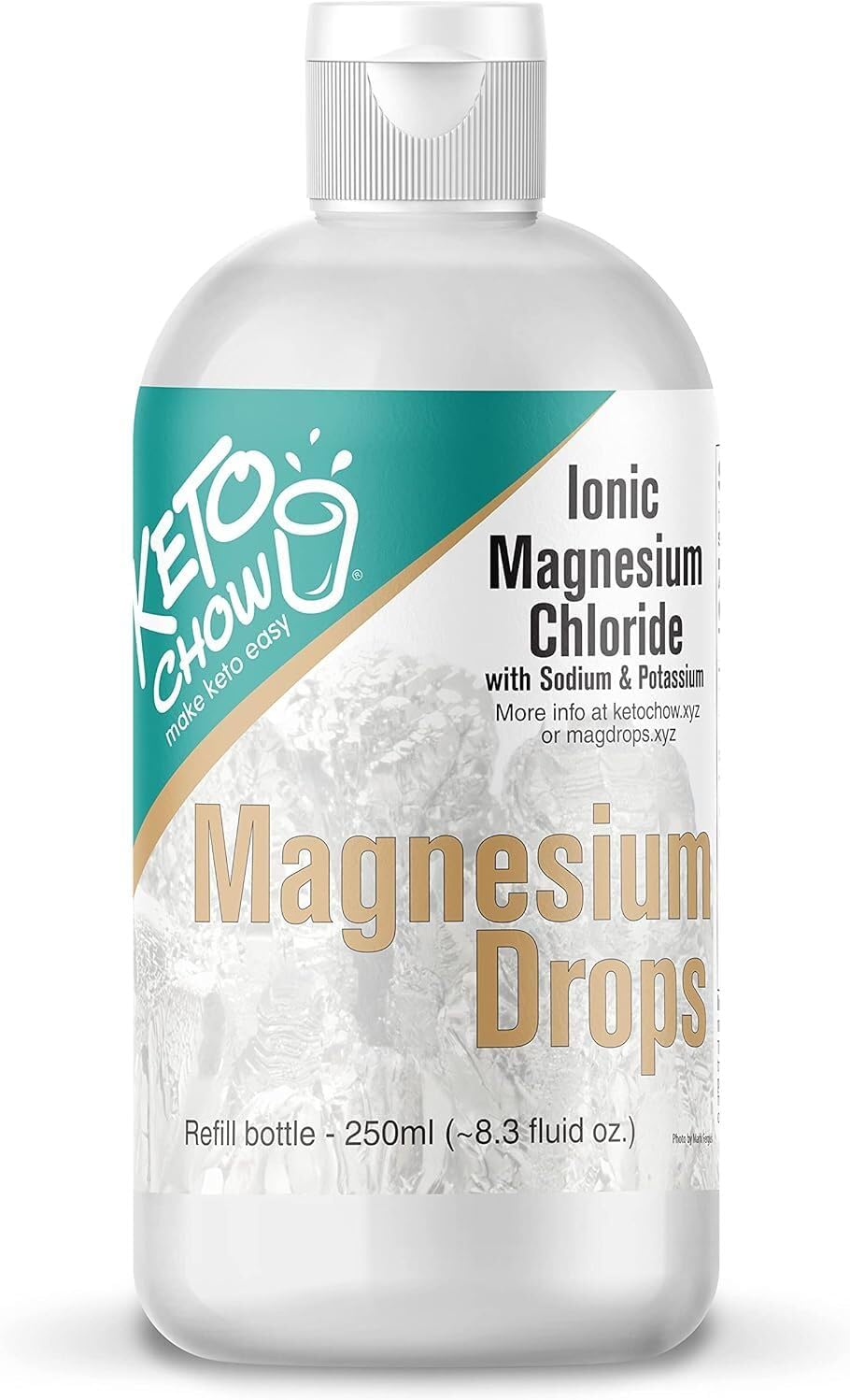 Magnesium Drops - Ionic Magnesium Chloride w/Sodium, Potassium, Electrolytes - Trace Minerals Drops - Gluten Free, Sugar Free, Keto Friendly - from Utah's Great Salt Lake - 8.3 Fl Oz