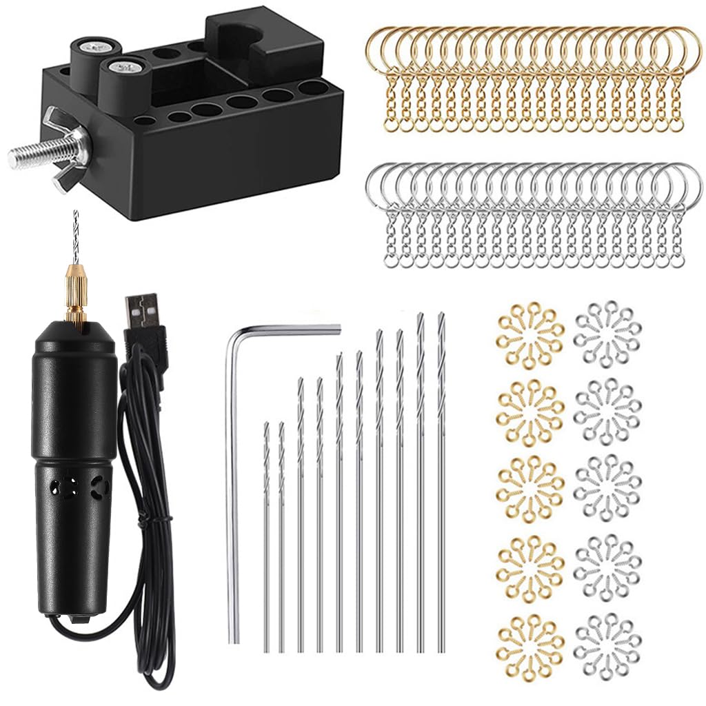 Serplex® High-Precision Electric Mini Resin Drill Machine Set With 10 Drill Bits, USB Powered, Includes Mini Bench Vise & Accessories, Mini Electric Drill for Resin Art, Jewelry, Crafts & DIY Projects (B0CWGJ7T27) Amazon Price History, Amazon Price Tracker
