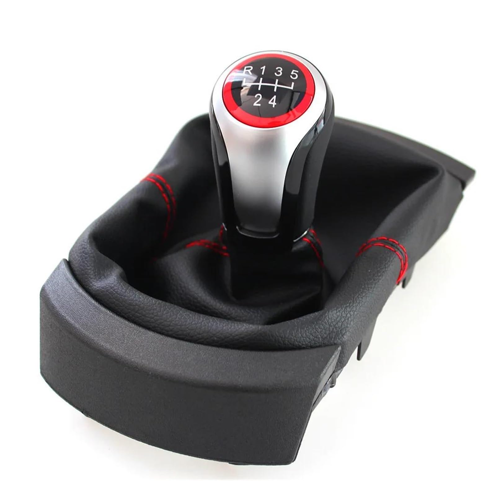 MOCALUX Gear Stick Shift Lever Knob for SEAT for Ibiza 2002-2010 Gear Shift Knob 5/6 Speed Modification Parts(for 5 Speed)