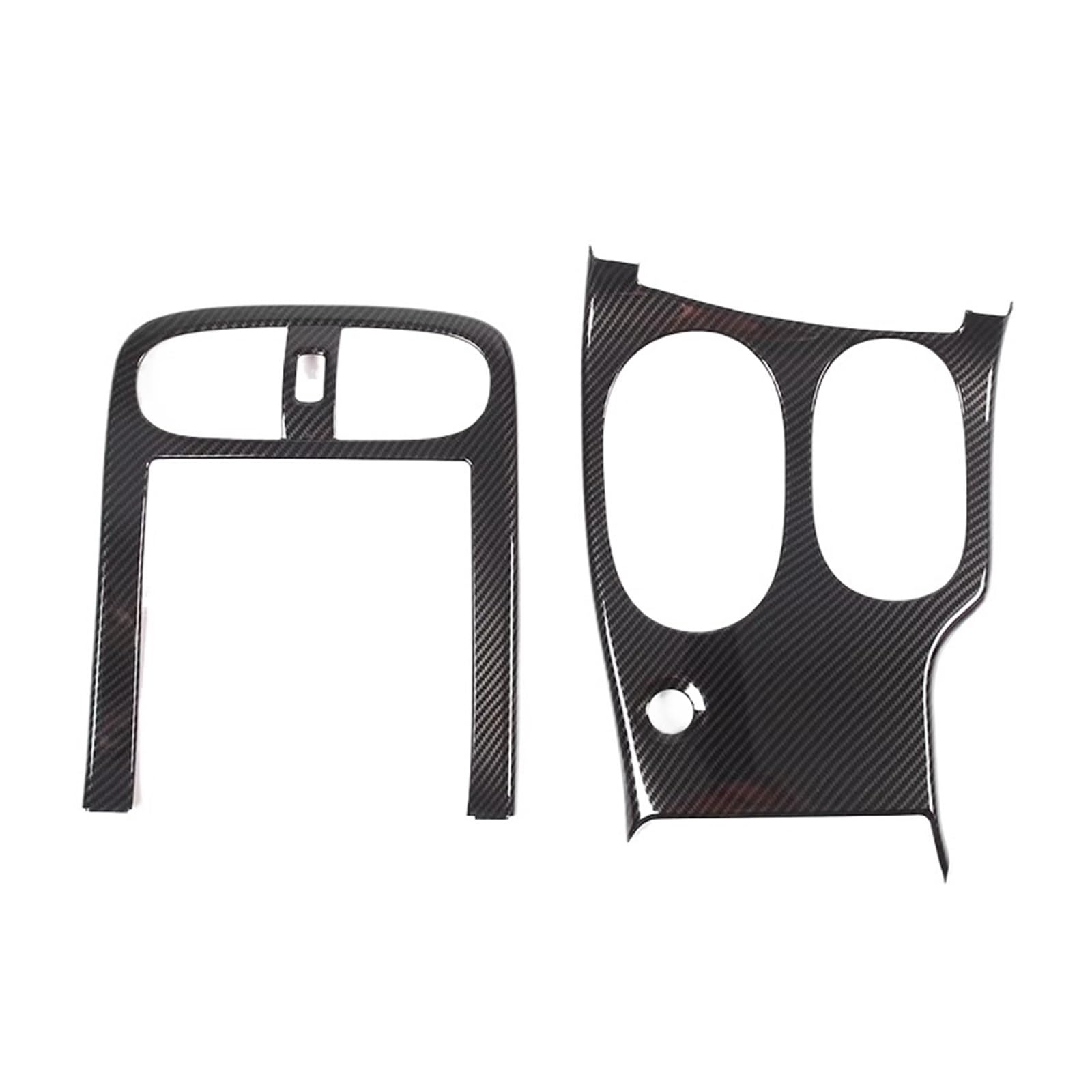 Auto Interior for Chevrolet for Corvette C6 2005-2013 Central Control Panel Cover Decorative Sticker Accessories(Carbon Fibre)