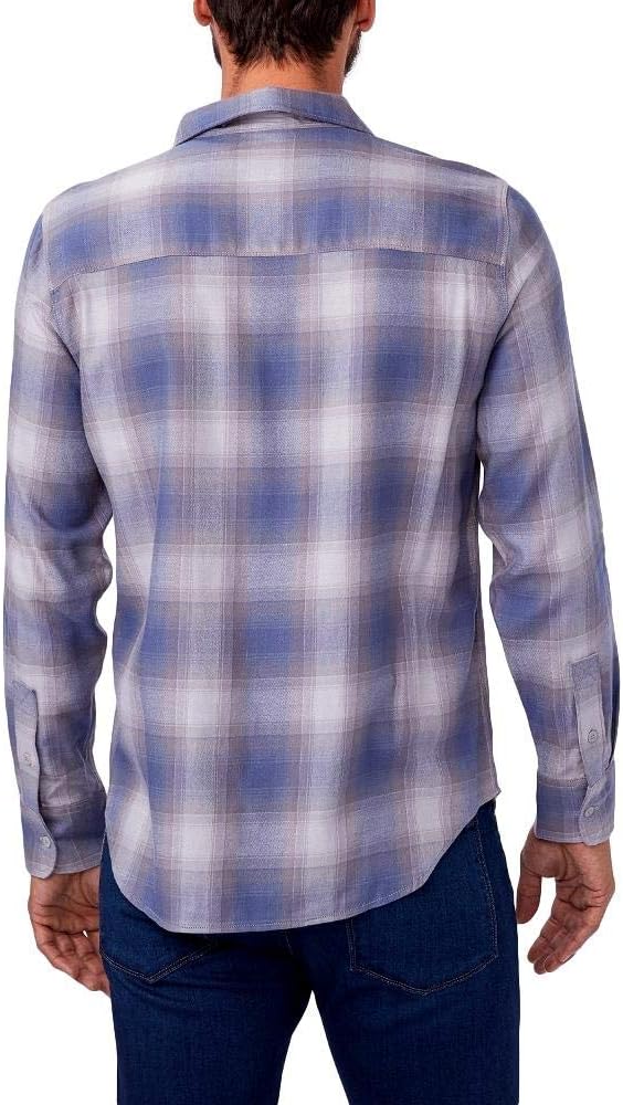 PAIGE Everett Brushed Cotton Button Down Shirt Shirt - Image 3