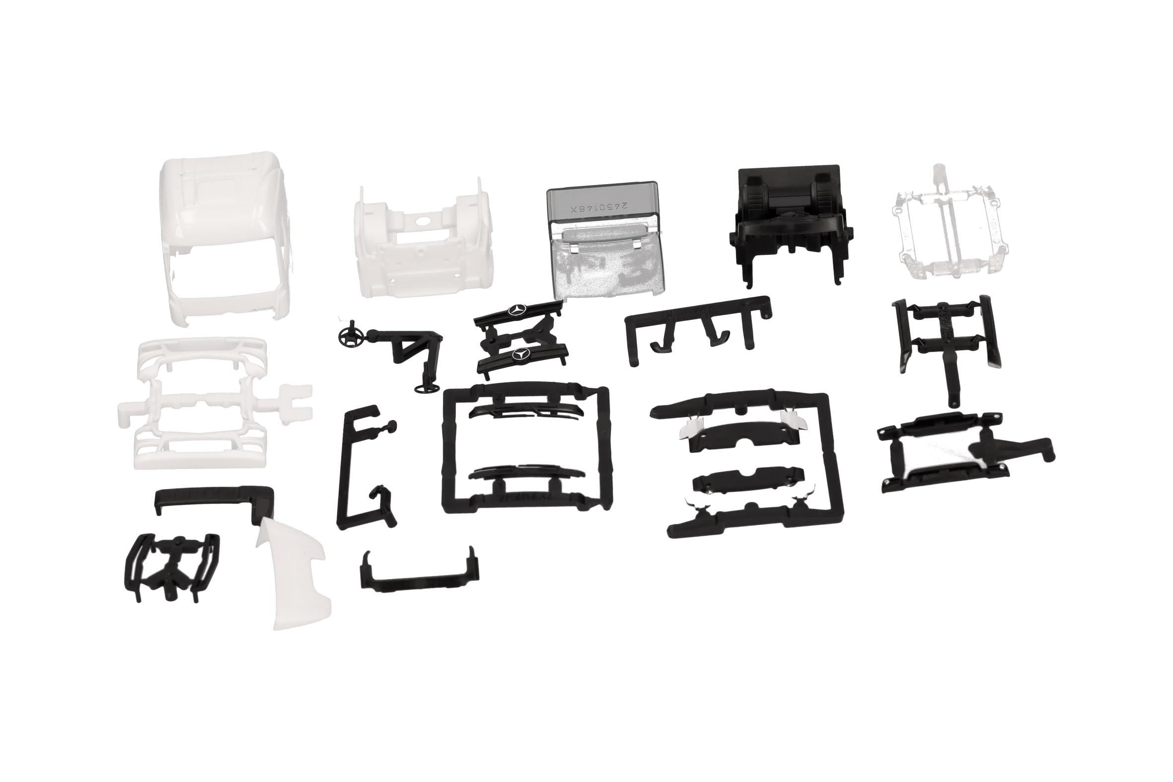 herpa accessorio servizio pezzi cabina Mercedes-Benz Actros Streamspace 2.3 con ventilazione laterale (2 pezzi), in scala 1:87, modello in miniatura, plastica
