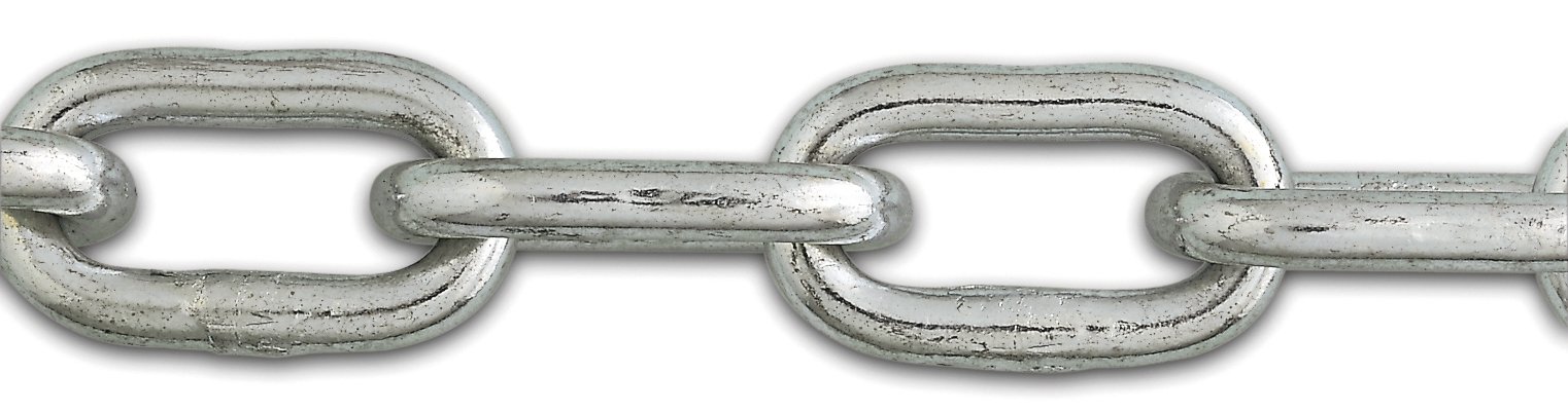 Chapuis BS8 Bobina de cadena soldada (acero galvanizado, 400 kg diámetro 8 mm x 12 m