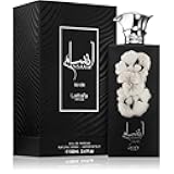 Lattafa Ansaam Silver Eau De Parfum Spray for Unisex, 3.4 Ounce