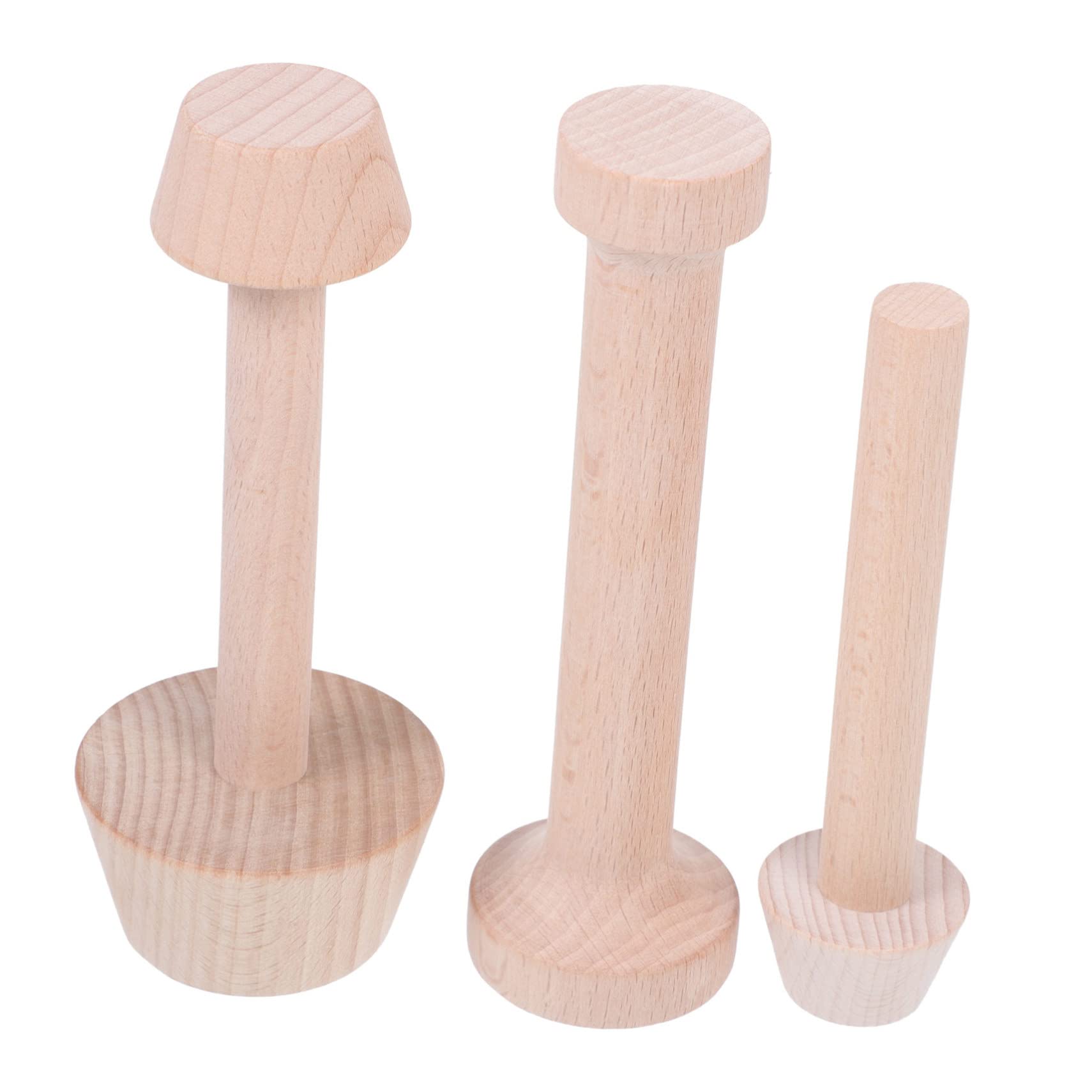 COLLBATH 3 Juegos De Moldes De Madera Para Tartas Para Hornear Mini Pasteles Y Tartas (3 Piezas X 3)