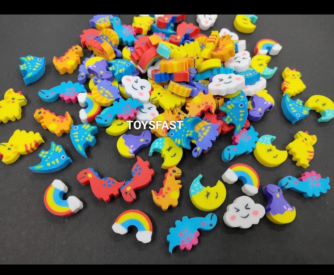 TOYSFAST (50 Pcs) Cartoon Eraser Fancy Eraser for Kids | Birthday Return Gift | Stylish Eraser for Kids | Stationary Set Erasers | Rubber Eraser for Kids | Birthday Gifts (A67) (B0DDGNP4KD) Amazon Price History, Amazon Price Tracker