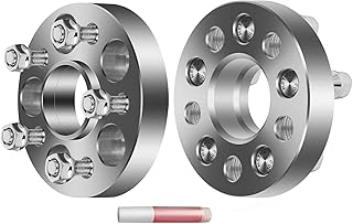 ECCPP 2X 1 inch 5 Lug Hub Centric Wheel Spacers 5x100mm to 5x100mm 57.1mm 12x1.5 Studs Fits for Chevrolet Celebrity Beretta Cavalier