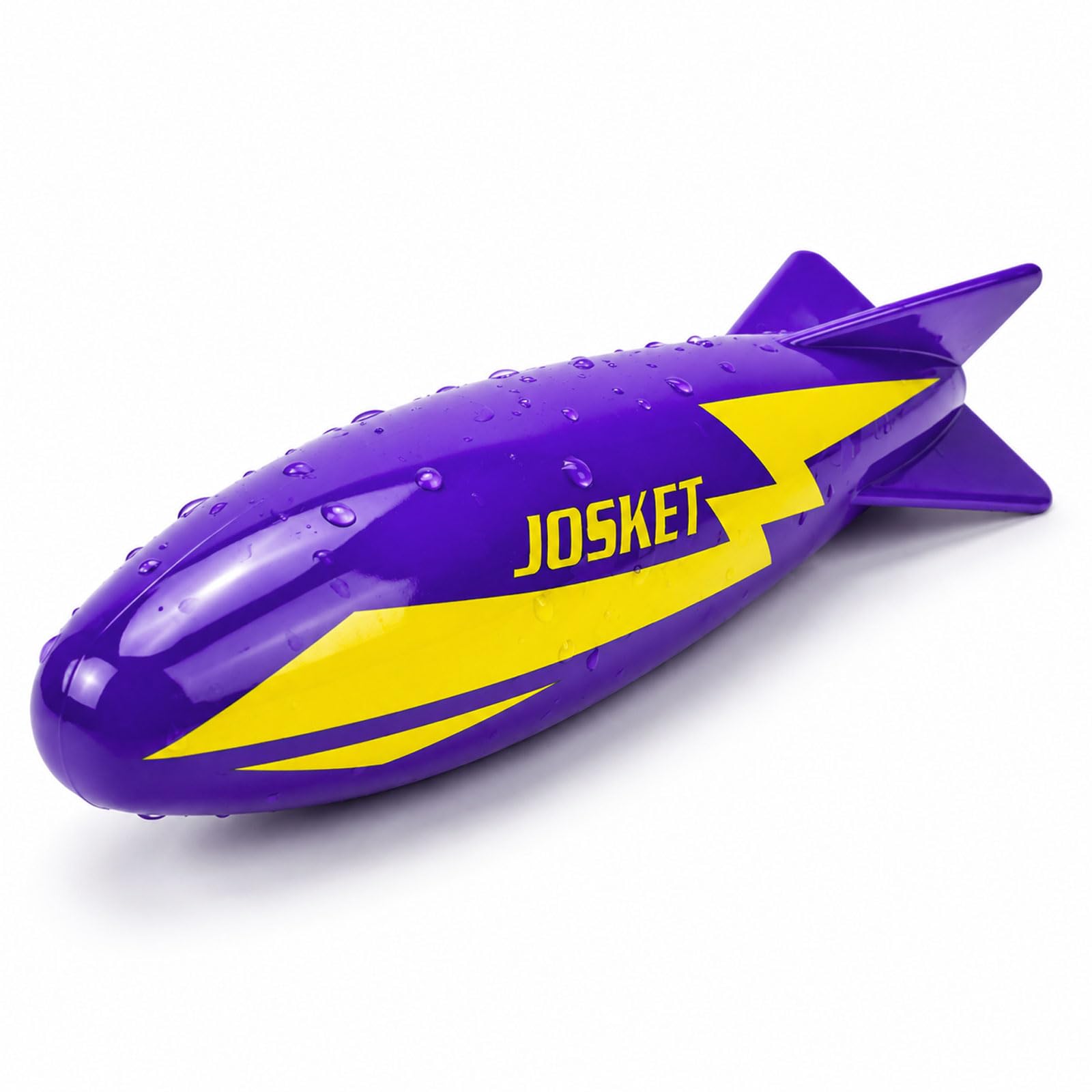 JOSKET Pool Torpedo Toys Swimming Throwing Torpedo Underwater Diving Toys Bandits Water Rockets Training Dive Toys