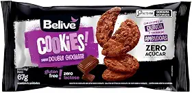 Cookie de Chocolate Sem Glúten Sem Açúcar Sem Leite Belive