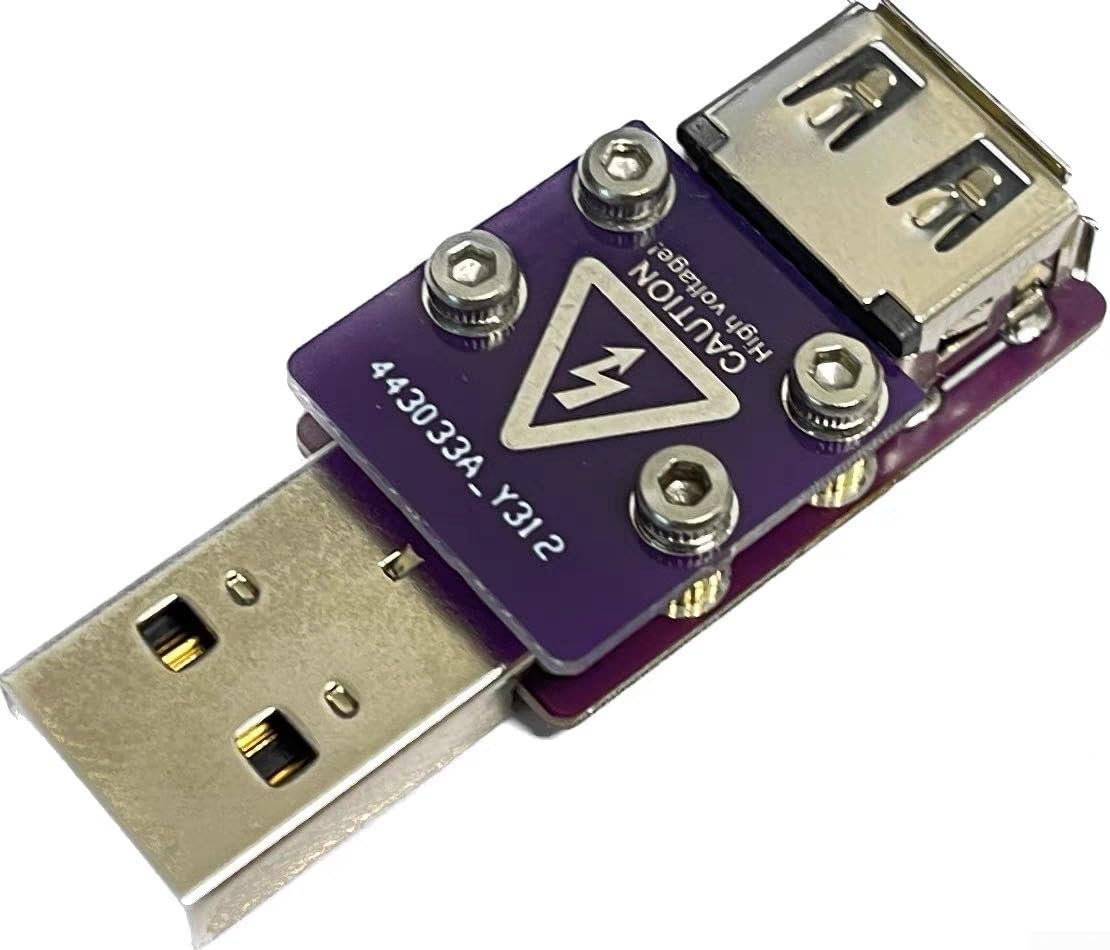 USB Killer V3, strumento tester di tensione con interruttore per test di circuiti di computer e telefoni cellulari, strumento professionale di rilevazione guasti (V3 Pro)