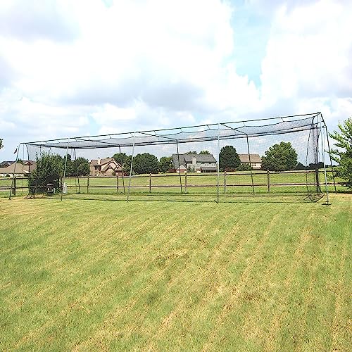 Cimarron Sports Outdoor Practice 55x12x12#24 Batting Cage & Complete Frame Hd ** 10' Poles Delivered Locally